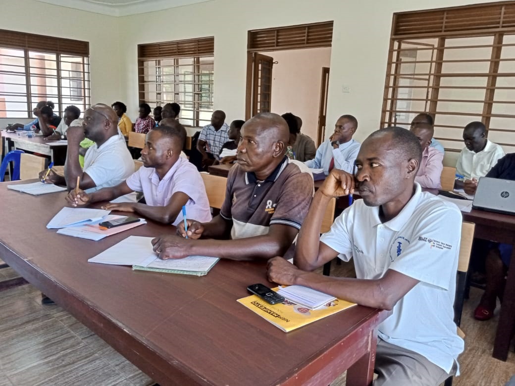 The stakeholders of Kapelebyong district during the dissemination of new Operation and Maintenance Framework last week. Photo by Emmanuel Opio. The stakeholders of Kapelebyong district during the dissemination of new Operation and Maintenance Framework last week. Photo by Emmanuel Opio.